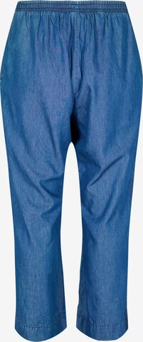 Zizzi Loosefit Hose 'KIWI' in Blau