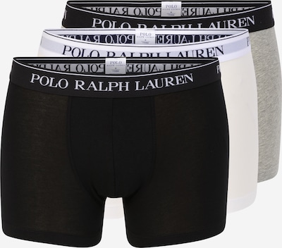 Polo Ralph Lauren Bokserice u siva melange / crna / bijela / prljavo bijela, Pregled proizvoda