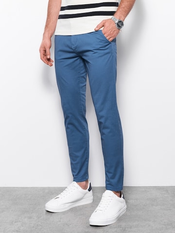 Ombre Slimfit Chino 'P894' in Blauw