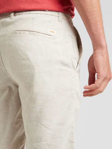 BOSS Orange Tapered Shorts in Beige