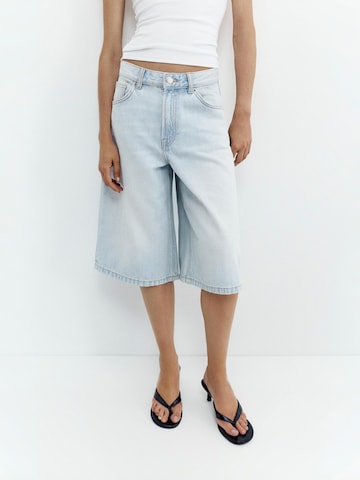 Pull&Bear Lużny krój Jeansy w kolorze niebieski: przód