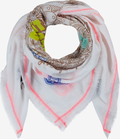 CODELLO Shawl in Mixed colours / White, Item view