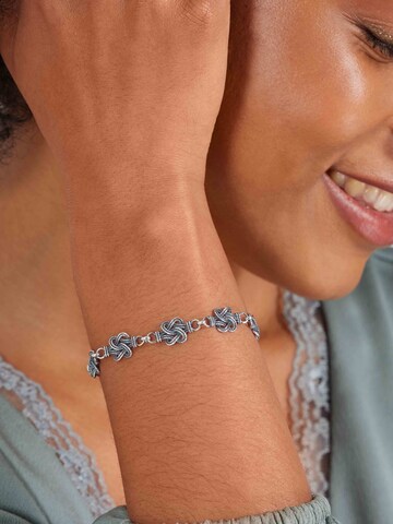 Lucardi Bracelet in Silver: front