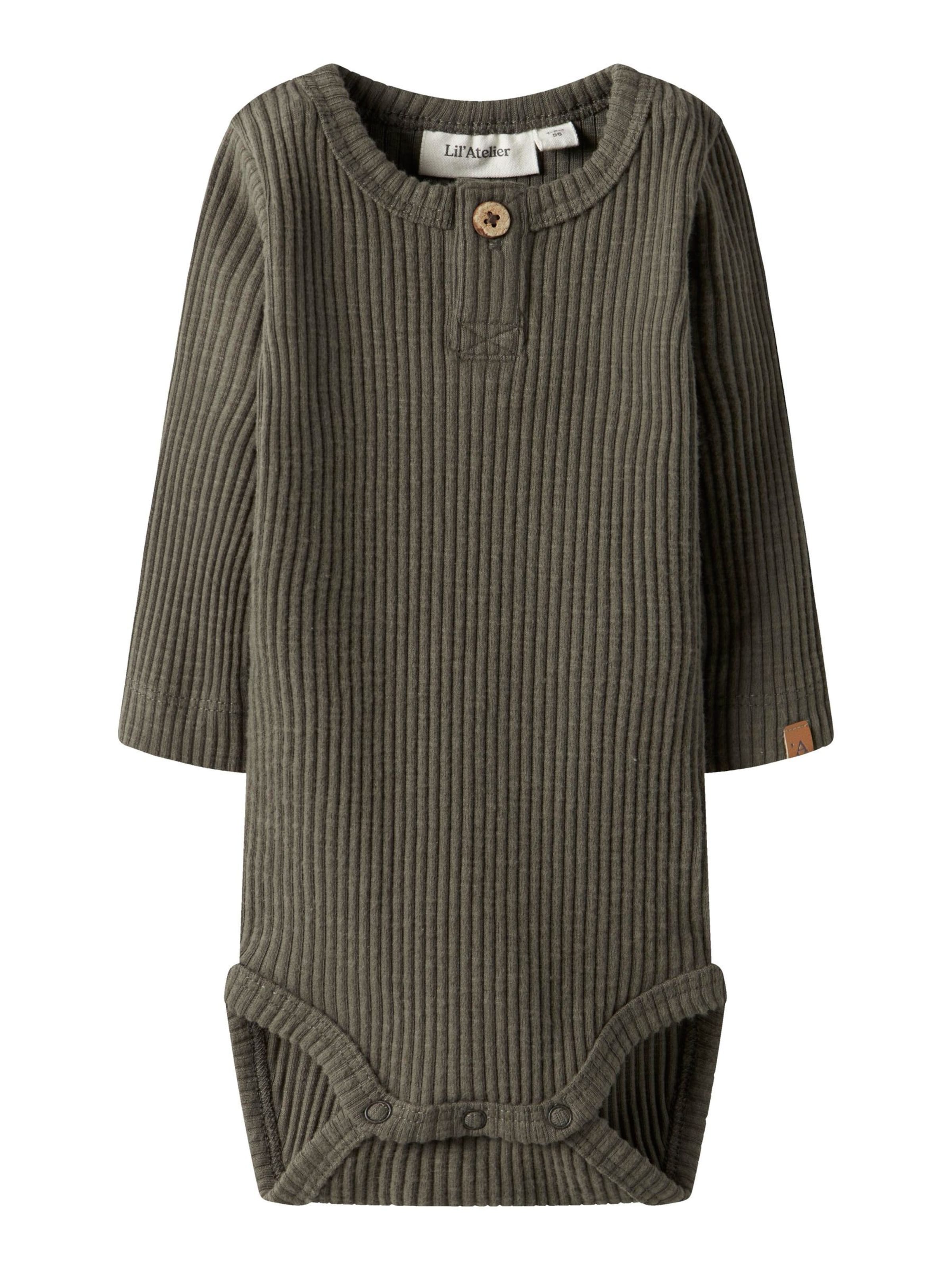 Lil'Atelier Romper/bodysuit in Green: front