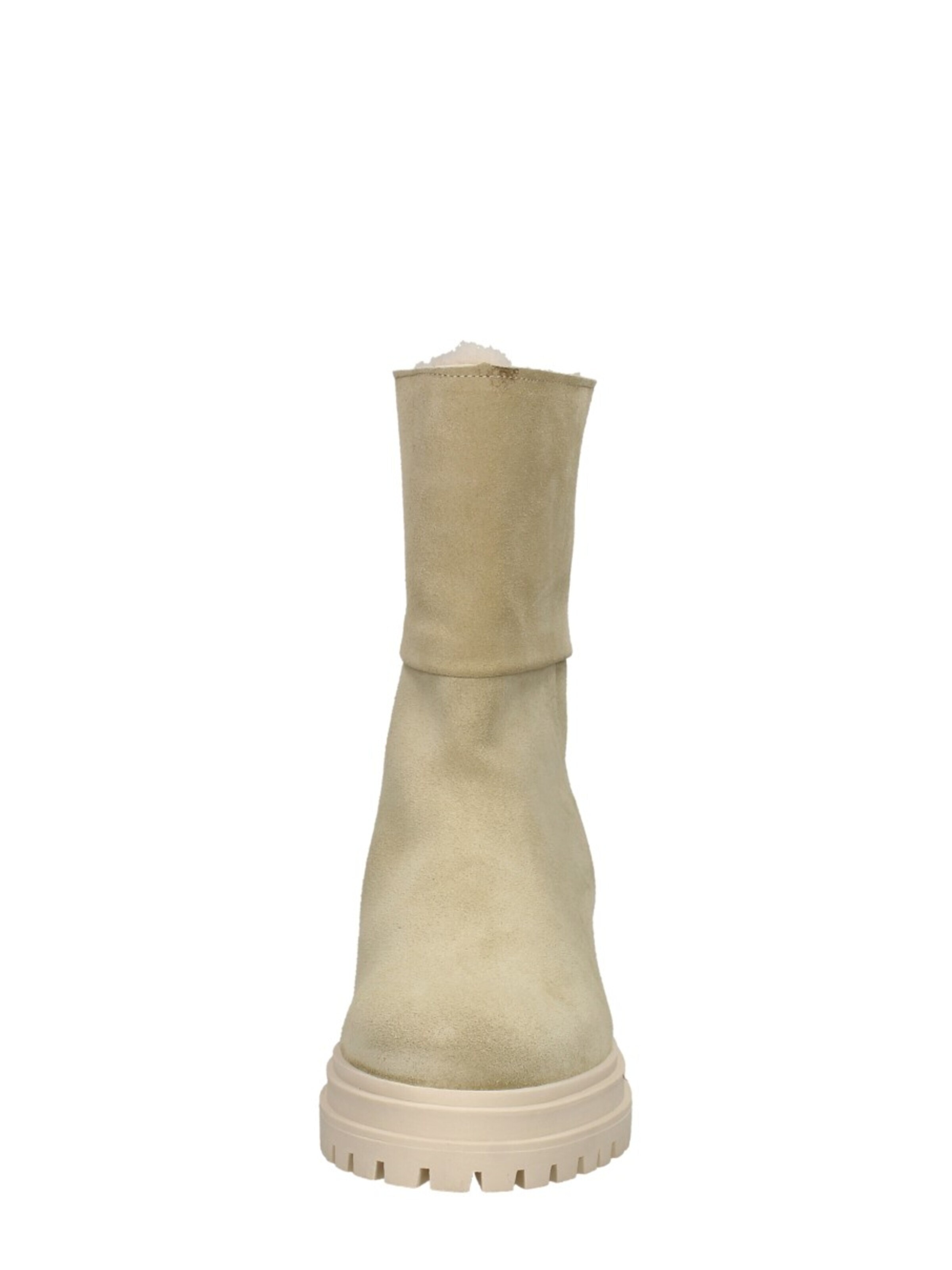 Red-Rag Boots 'Enkellaarsjes Plat' in Beige