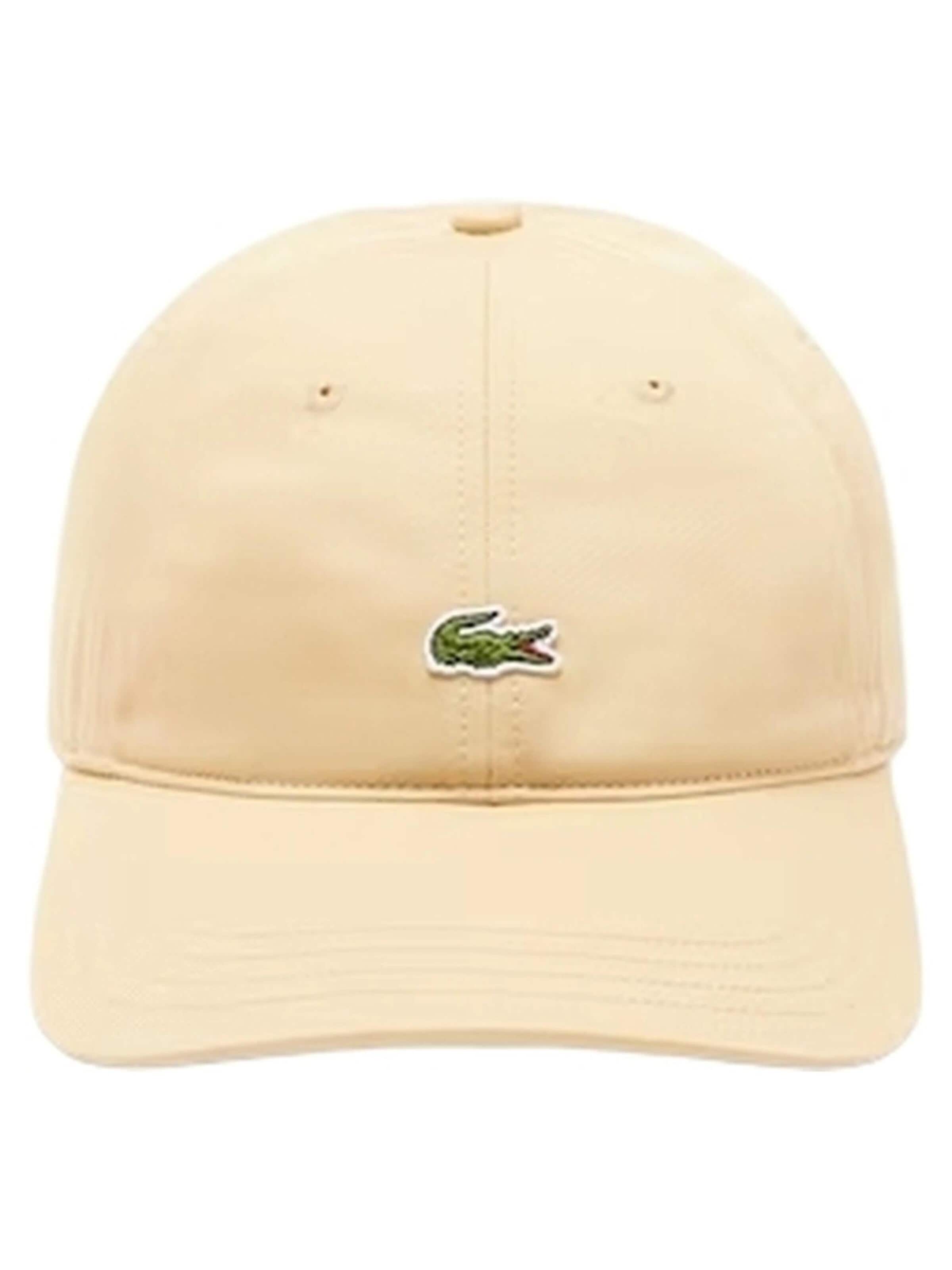 LACOSTEŠilterica 'Gorra lacoste beige small logo unstructured cap 5' - bež boja: prednji dio