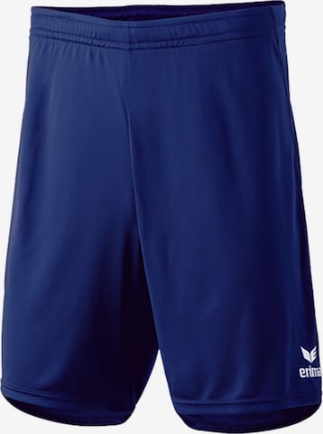 ERIMA Regular Workout Pants in Blue: front