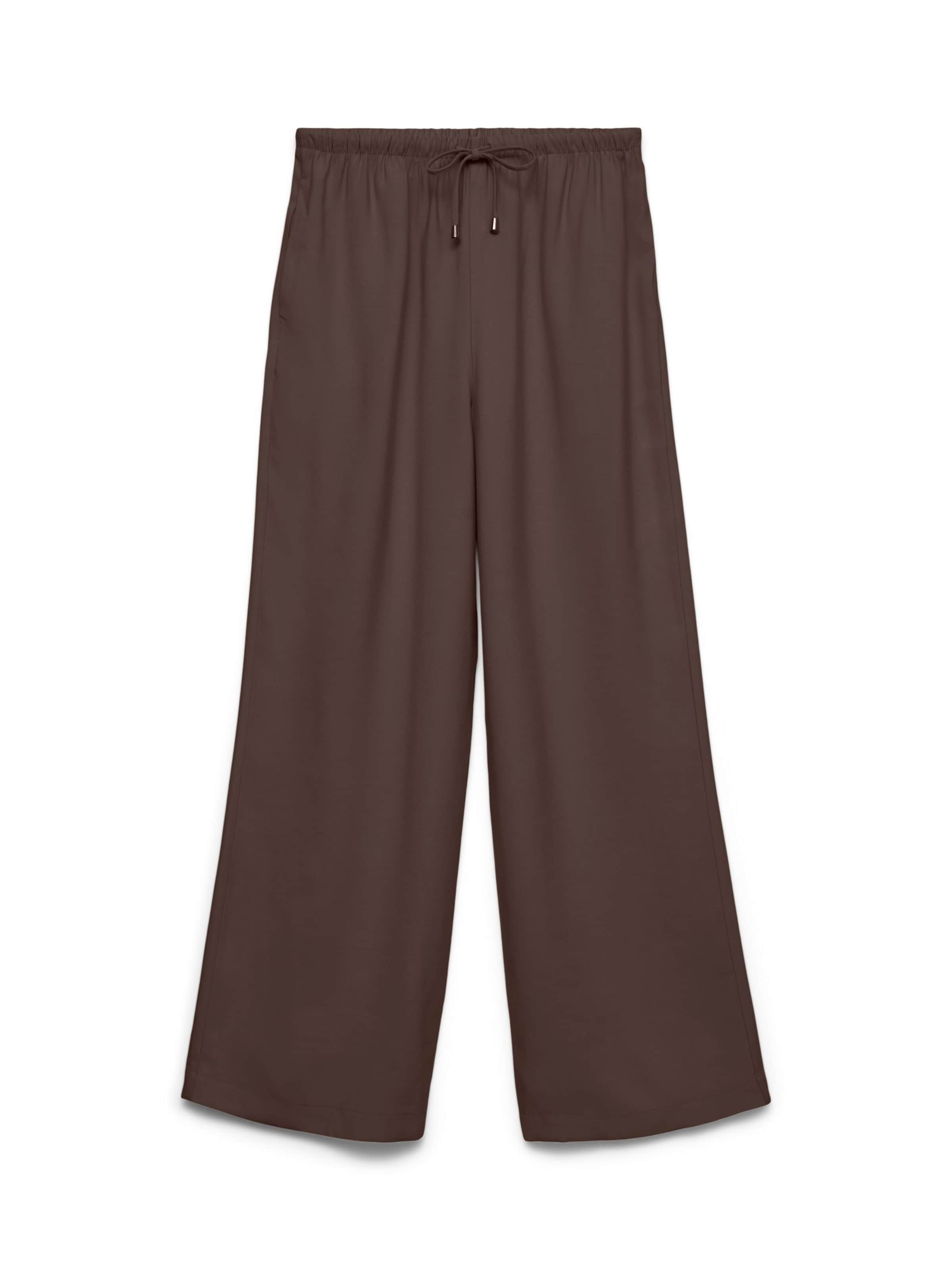VERO MODA Wide Leg Bukser 'VMKatie' i brun: forside