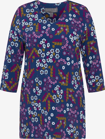 Ulla Popken Shirt in Blauw: voorkant