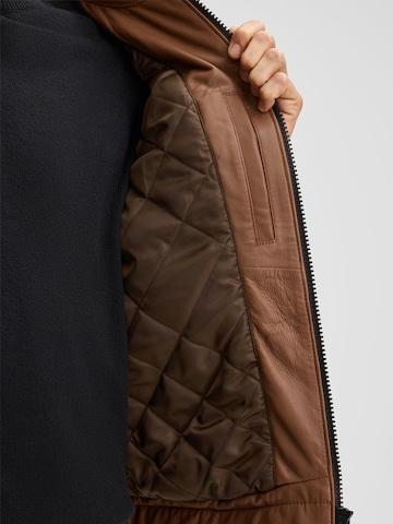 STRELLSON Between-season jacket ' Jace ' in Brown