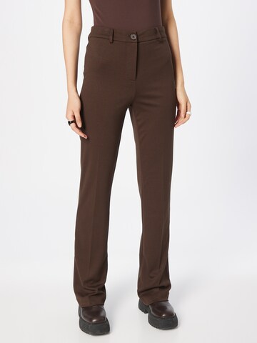 OVS Flared Pantalon in Bruin: voorkant