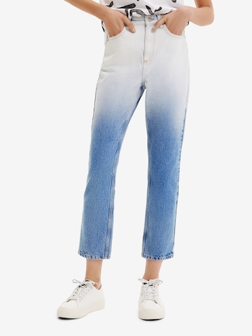 Desigual Regular Jeans in Blauw: voorkant