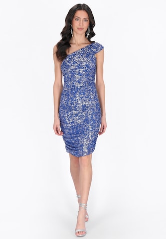 Robe de cocktail 'Festive' faina en bleu