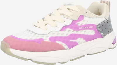 SCOTCH & SODA Sneakers laag 'LOU' in de kleur Pink / Wit, Productweergave