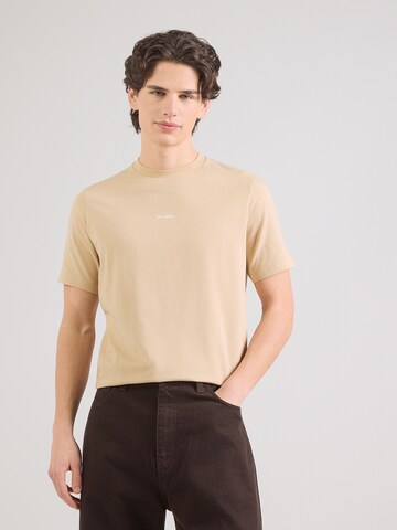 T-Shirt Karl Lagerfeld en beige : devant