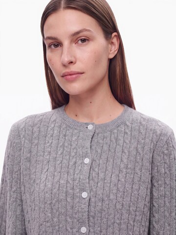 PIECES Knit Cardigan 'PCSILLY' in Grey