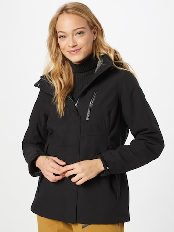 KILLTEC Outdoor Jacket 'KOW 140' in Black: front