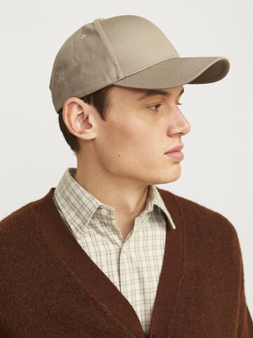 JACK & JONES Cap in Beige: front
