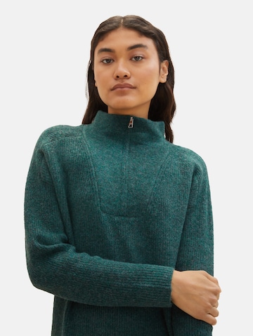 TOM TAILOR DENIM Knitted dress in Green