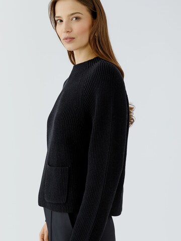 OUI Pullover 'RIYA' in Schwarz