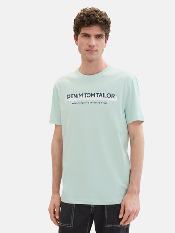 TOM TAILOR DENIM - Camiseta en verde: frente