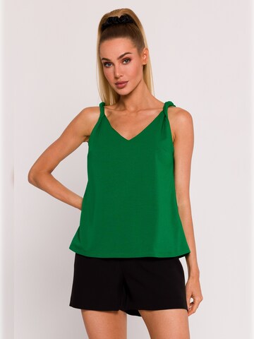 made of emotion - Top en verde: frente