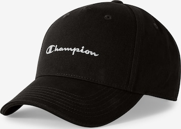 Champion Authentic Athletic Apparel Cap in Black: front