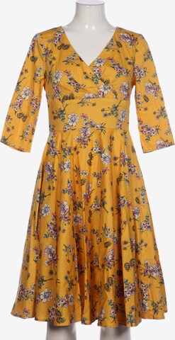 Hell Bunny Dress in M in Yellow: front