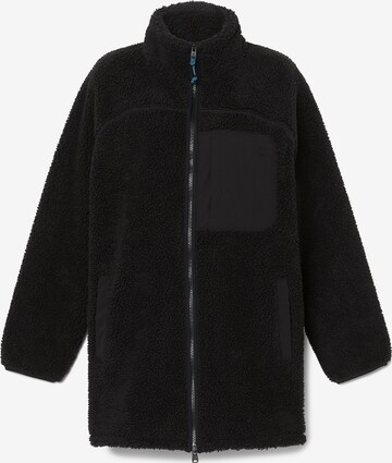 TIMBERLAND Fleece jas in Zwart: voorkant
