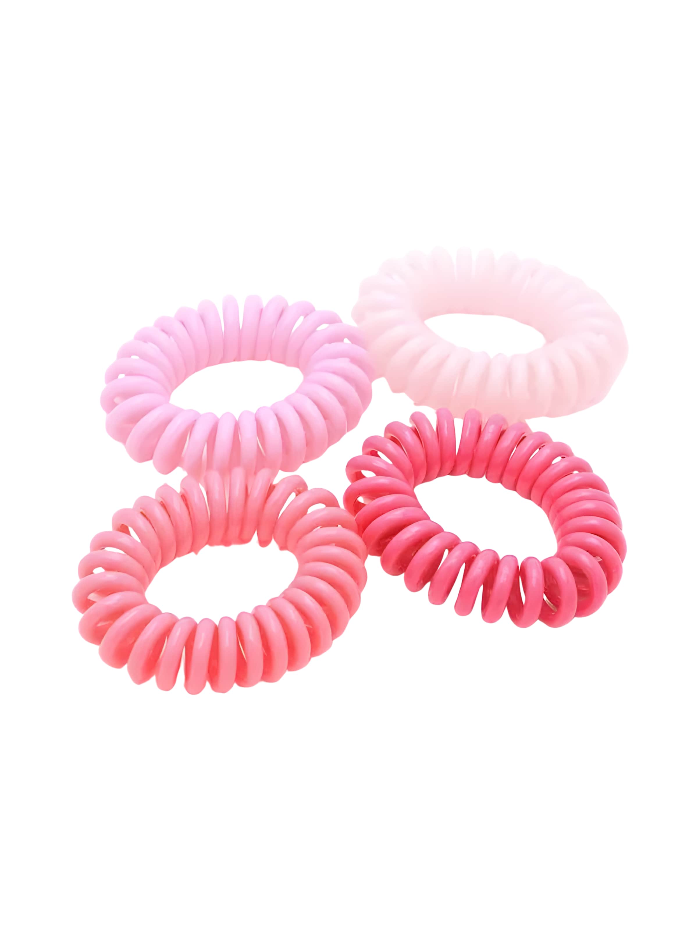 Good to Blue Haarschmuck 'Telephone Cord Haargummis'‌‌‌‌‌ in pastellpink, Produktansicht