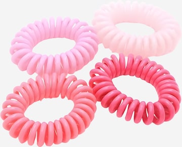Good to Blue Haarschmuck 'Telephone Cord Haargummis' in Pink: Vorderseite