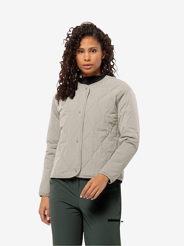 Veste de sport JACK WOLFSKIN en gris : devant