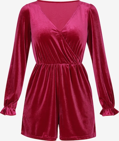 NAEMI Jumpsuit en rojo oscuro, Vista del producto