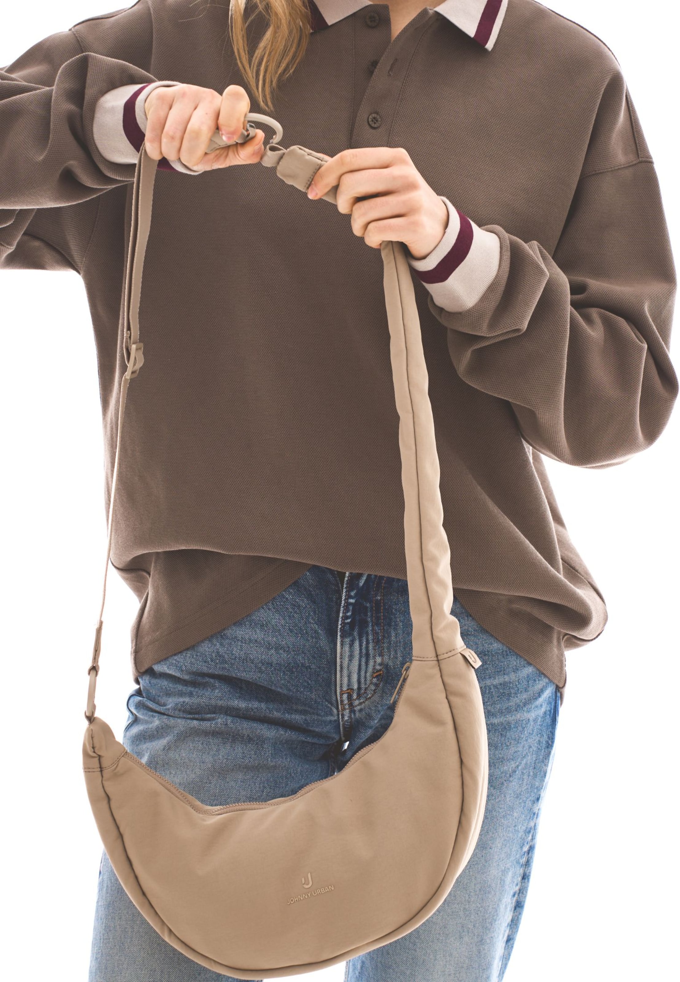 Johnny Urban Τσάντα ώμου 'Lou Medium' σε μπεζ