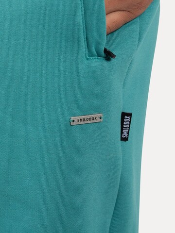 Smilodox Tapered Ilyas Casual Classic Pants in Blau