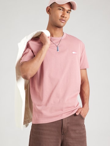 Tommy Jeans Футболка в Ярко-розовый: спереди