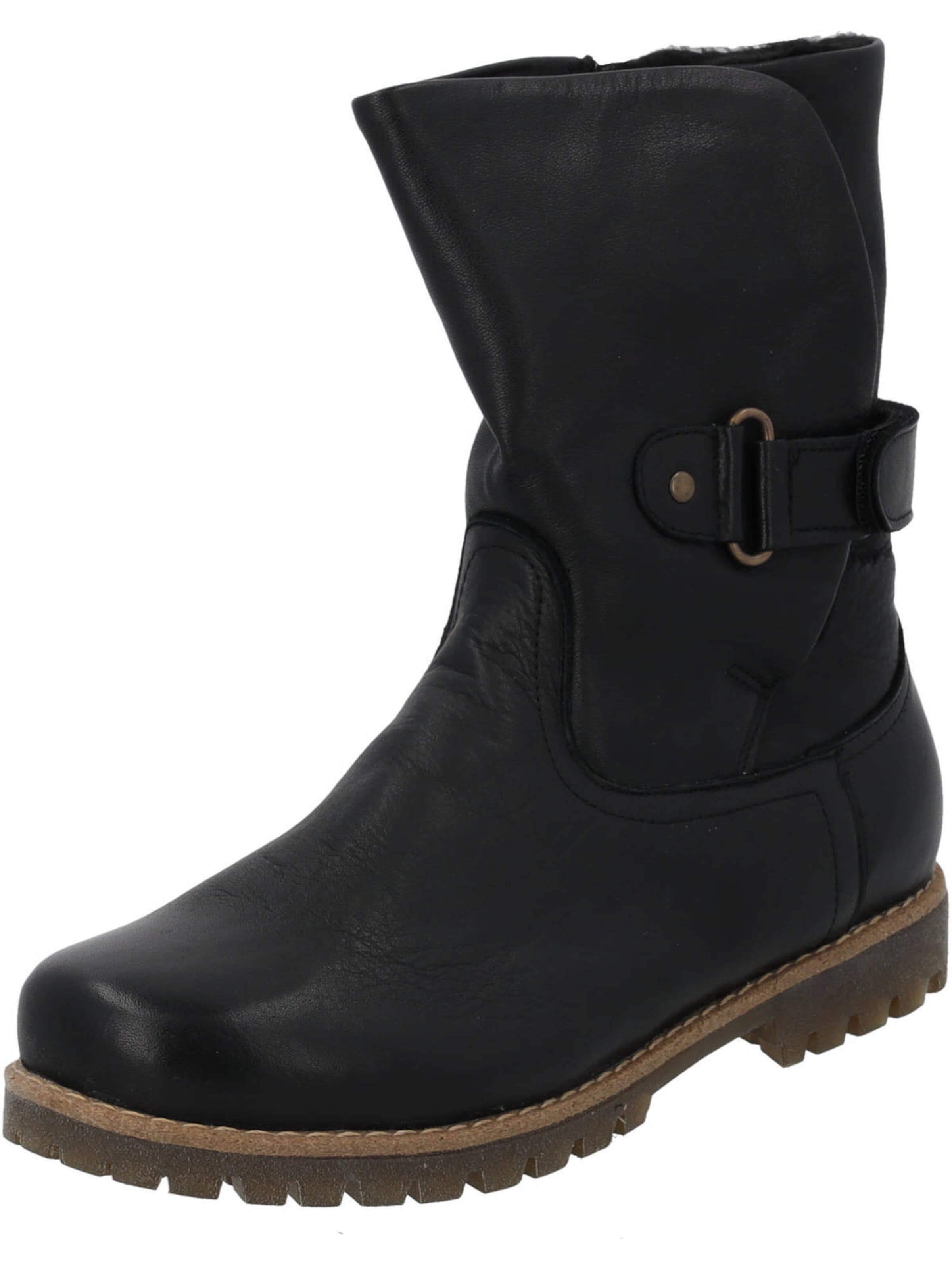 Esgano Stiefelette '0342857' in Schwarz: Vorderseite