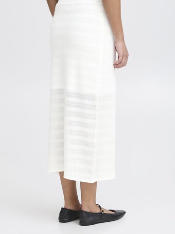 ICHI Skirt ' IXKNITTY ' in White