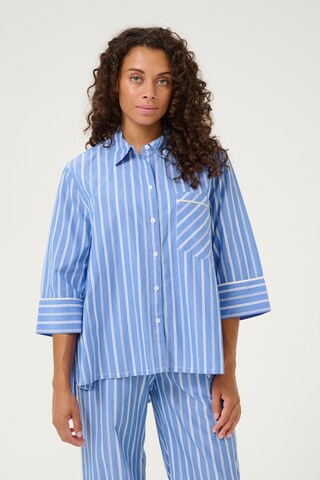 CULTURE Bluse 'CUPetra' in Blau: Vorderseite