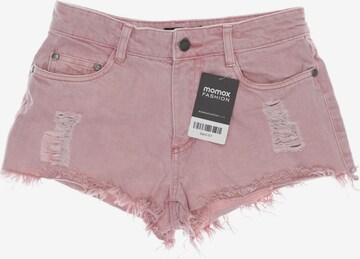 PIECES Shorts in XS in Pink: front