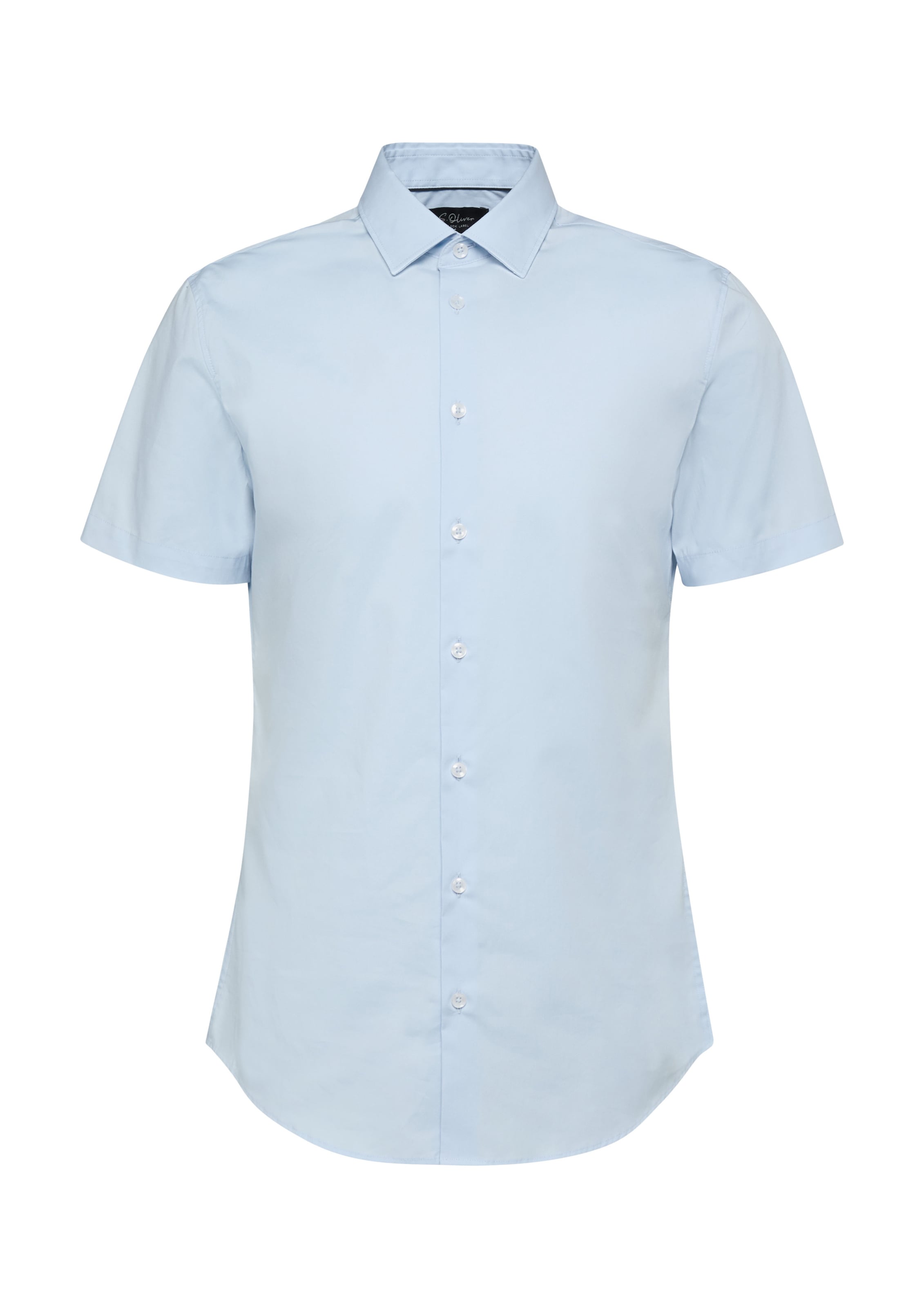 s.Oliver Regular fit Button Up Shirt in Blue: front