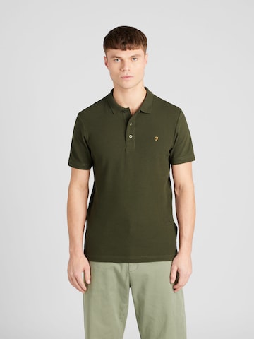 Tricou 'FORSTER' de la FARAH pe verde: față