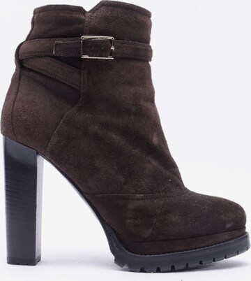 BOSS Black Dress Boots in 37 in Brown: front