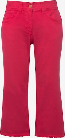 Wide Leg Jean Ulla Popken en rose : devant