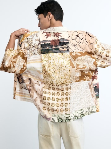 Coupe regular Chemise Desigual en mélange de couleurs