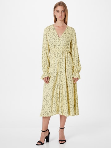 Robe-chemise NU-IN en jaune : devant