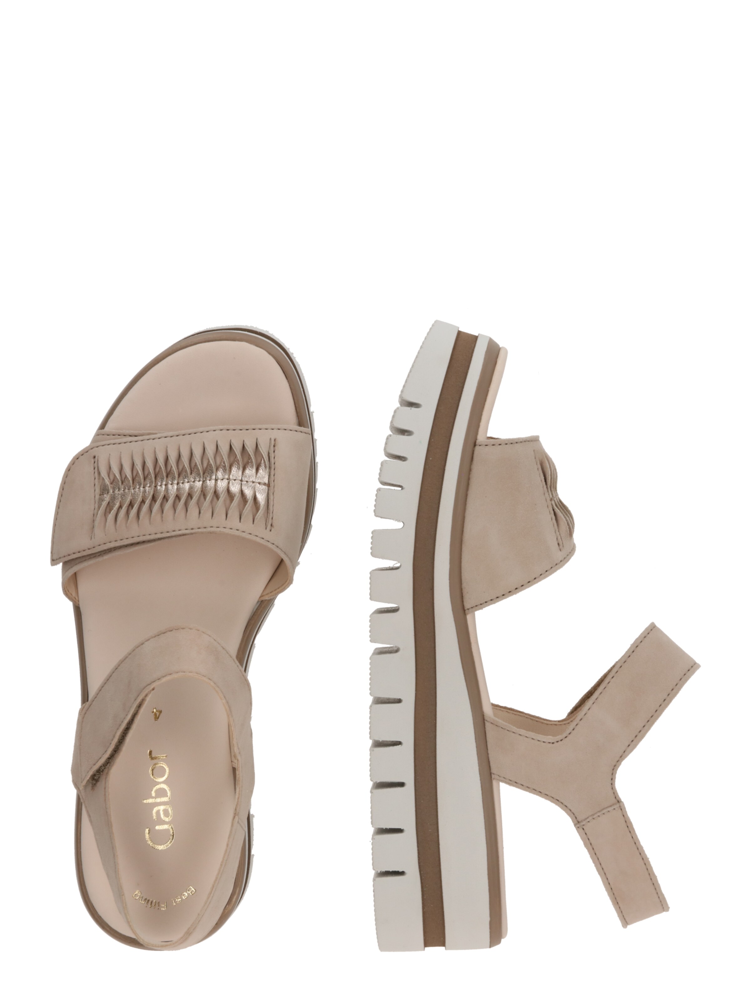 GABOR Sandale in Beige