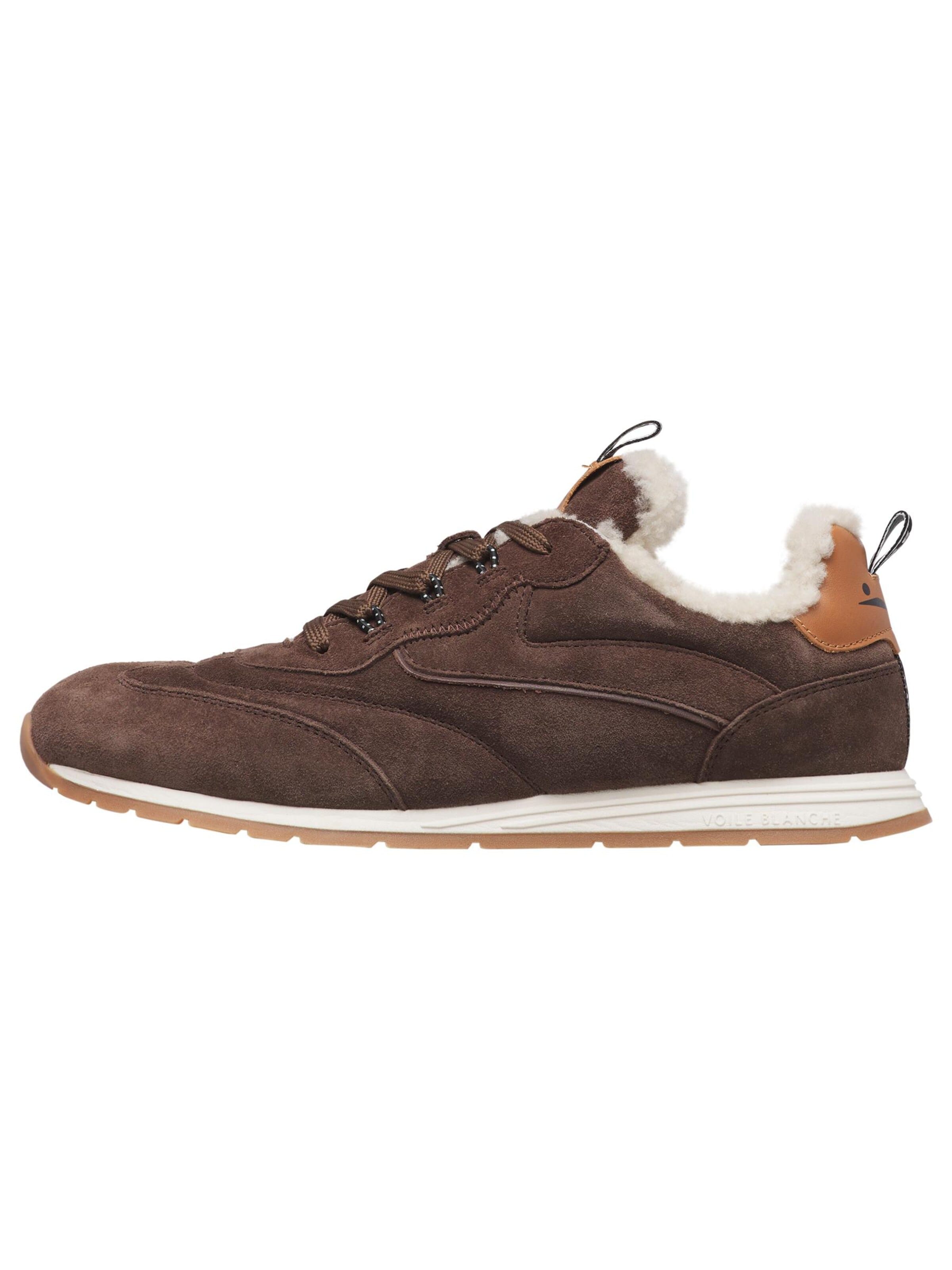 Voile blanche Sneaker low 'PLAY SNEAK FUR M 01.'‌‌‌‌ in Braun: Vorderseite