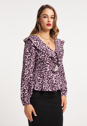 faina Blouse in Purple: front