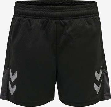 Hummel Sportshorts in Schwarz: predná strana